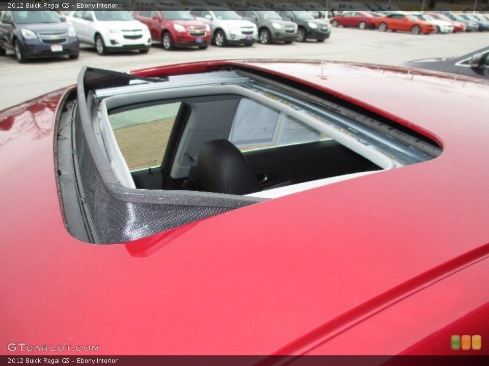 Ebony Interior Sunroof for the 2012 Buick Regal GS #78573197