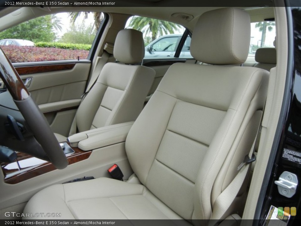 Almond/Mocha Interior Front Seat for the 2012 Mercedes-Benz E 350 Sedan #78573638
