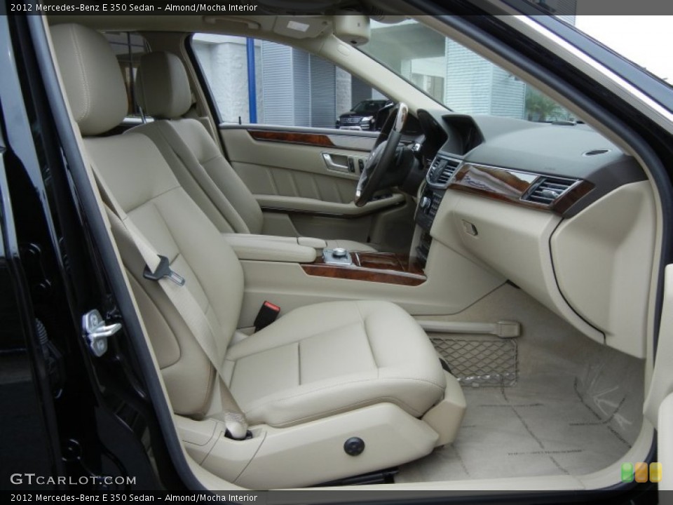 Almond/Mocha Interior Front Seat for the 2012 Mercedes-Benz E 350 Sedan #78573698