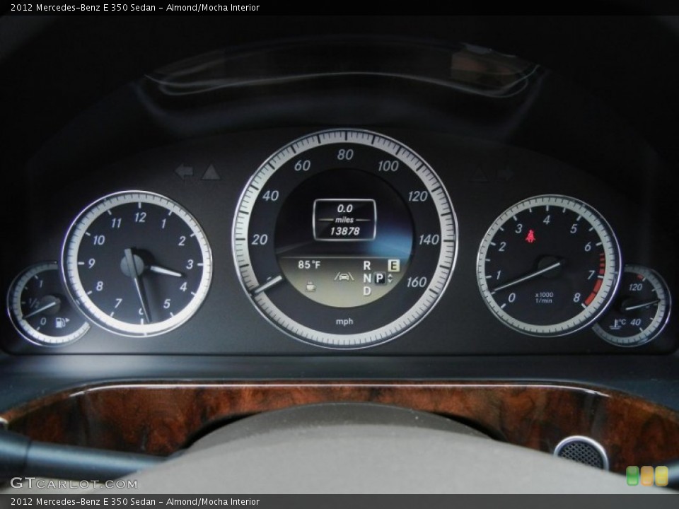 Almond/Mocha Interior Gauges for the 2012 Mercedes-Benz E 350 Sedan #78573785