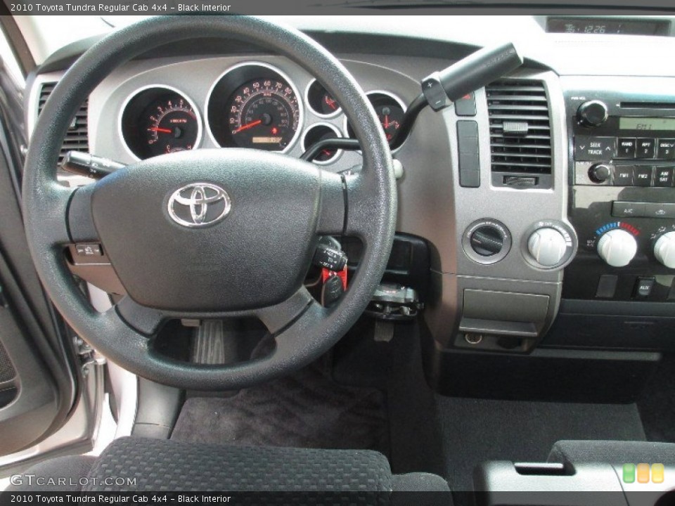 Black Interior Dashboard for the 2010 Toyota Tundra Regular Cab 4x4 #78573888