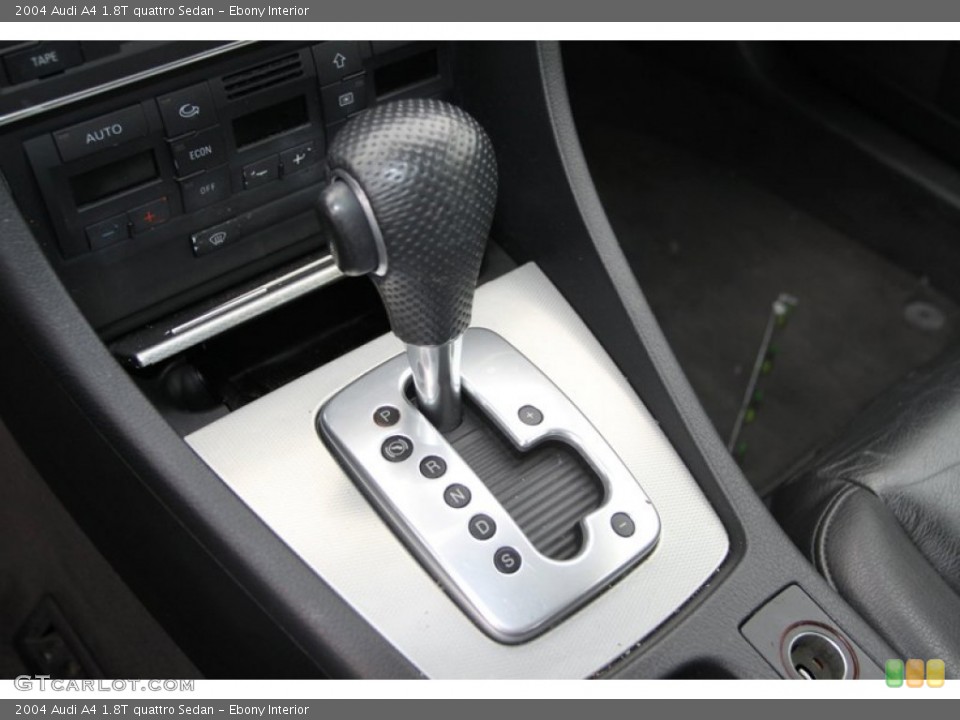 Ebony Interior Transmission for the 2004 Audi A4 1.8T quattro Sedan #78574055