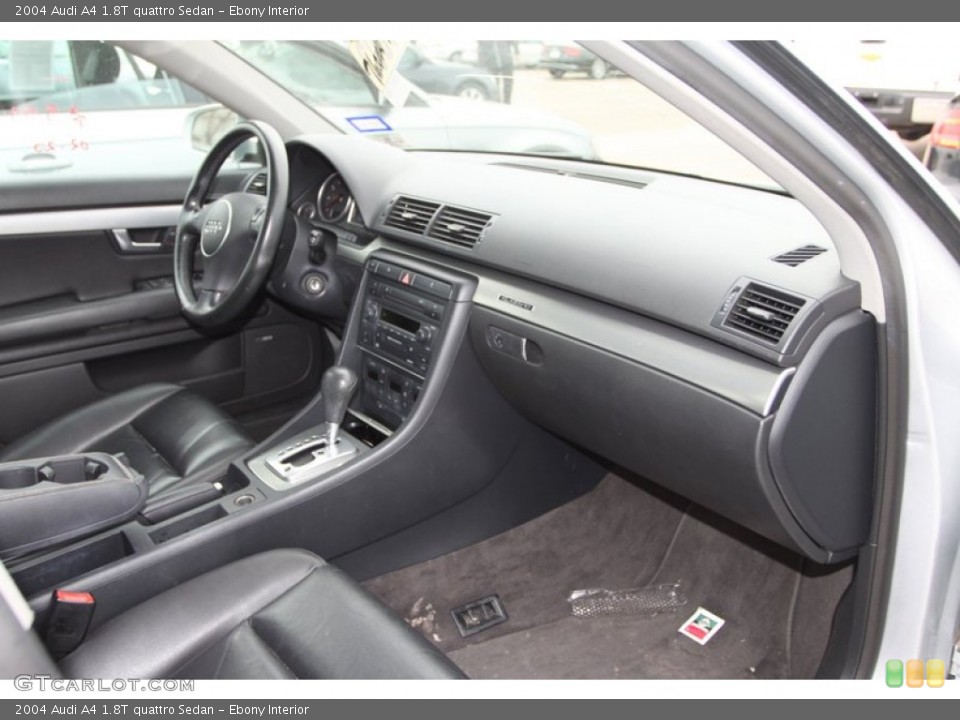 Ebony Interior Dashboard for the 2004 Audi A4 1.8T quattro Sedan #78574229