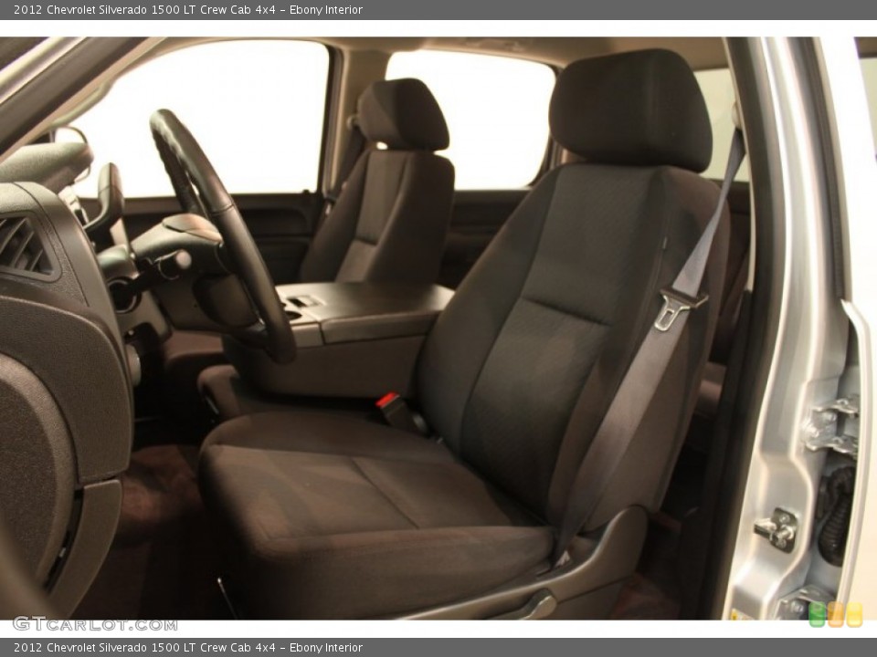 Ebony Interior Photo for the 2012 Chevrolet Silverado 1500 LT Crew Cab 4x4 #78574785