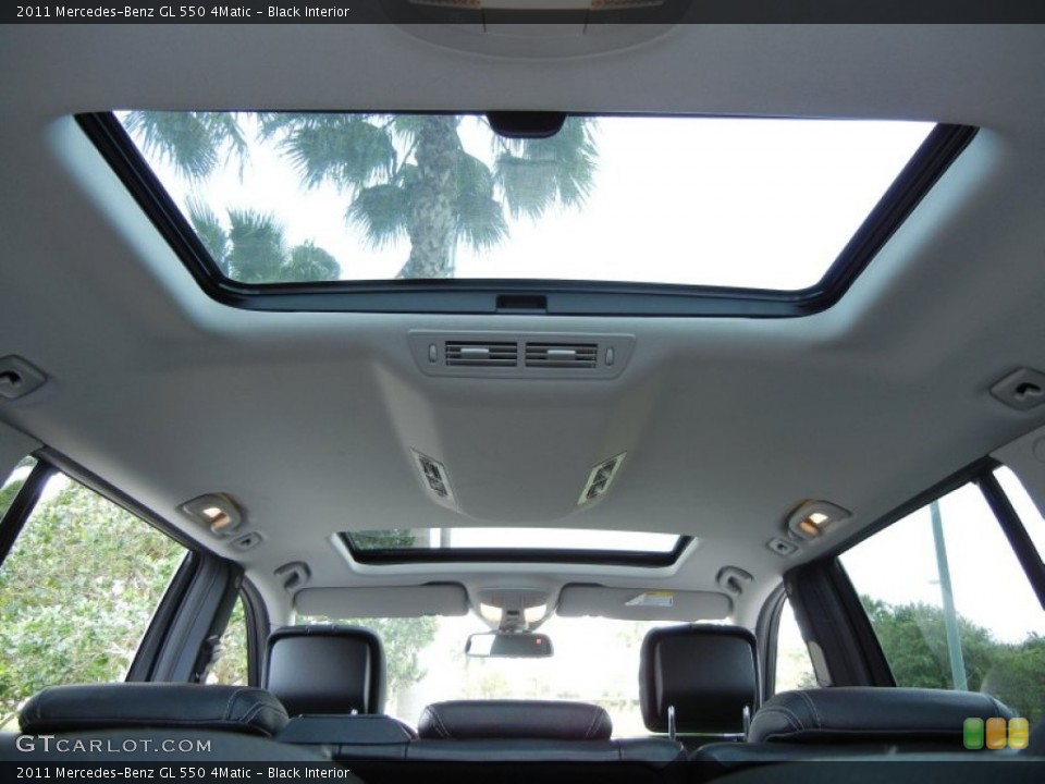 Black Interior Sunroof for the 2011 Mercedes-Benz GL 550 4Matic #78574817