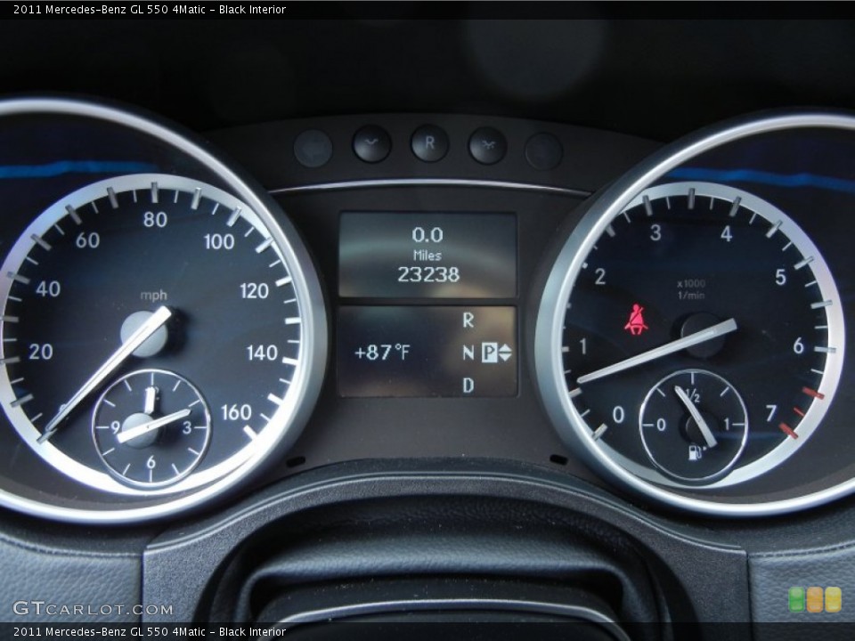 Black Interior Gauges for the 2011 Mercedes-Benz GL 550 4Matic #78574868