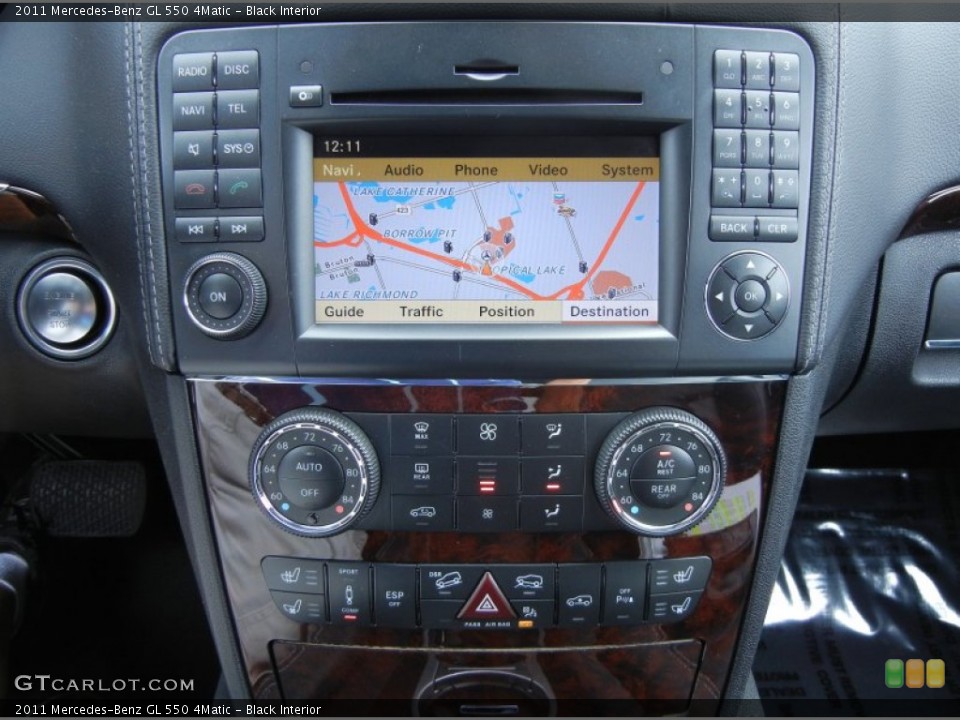 Black Interior Controls for the 2011 Mercedes-Benz GL 550 4Matic #78574883