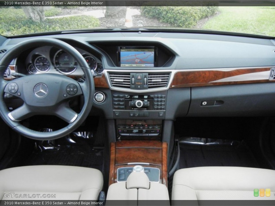 Almond Beige Interior Dashboard for the 2010 Mercedes-Benz E 350 Sedan #78575930