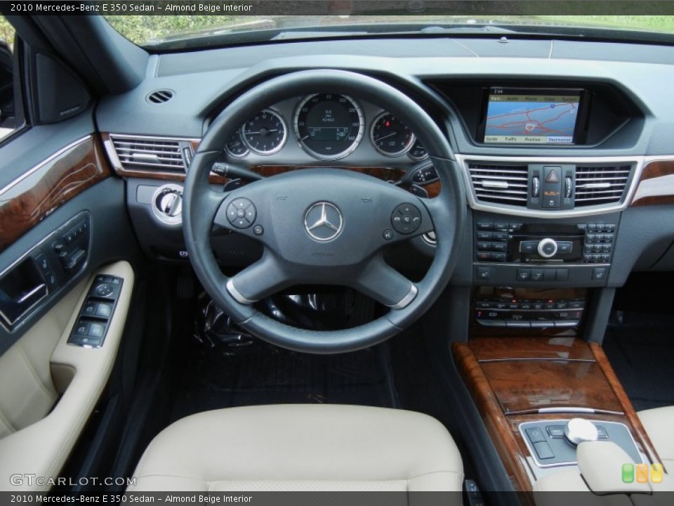 Almond Beige Interior Dashboard for the 2010 Mercedes-Benz E 350 Sedan #78575948