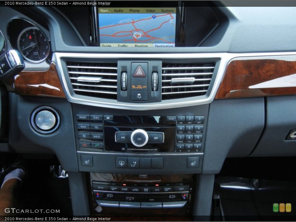 Almond Beige Interior Controls for the 2010 Mercedes-Benz E 350 Sedan #78575984