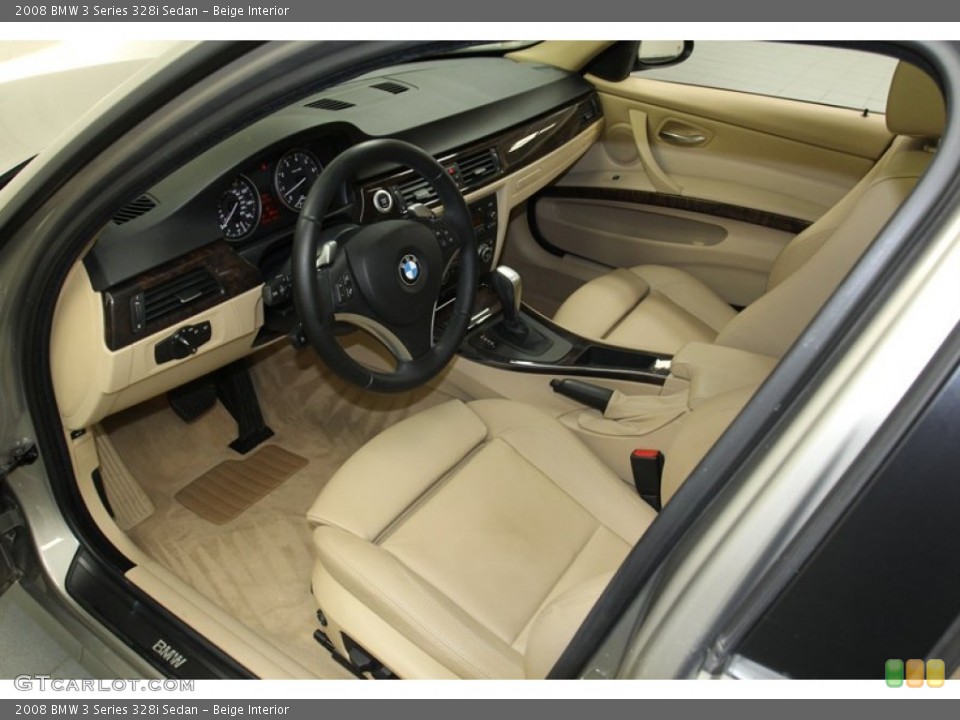 Beige 2008 BMW 3 Series Interiors