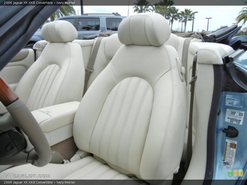 Ivory Interior Front Seat for the 2006 Jaguar XK XK8 Convertible #78577044