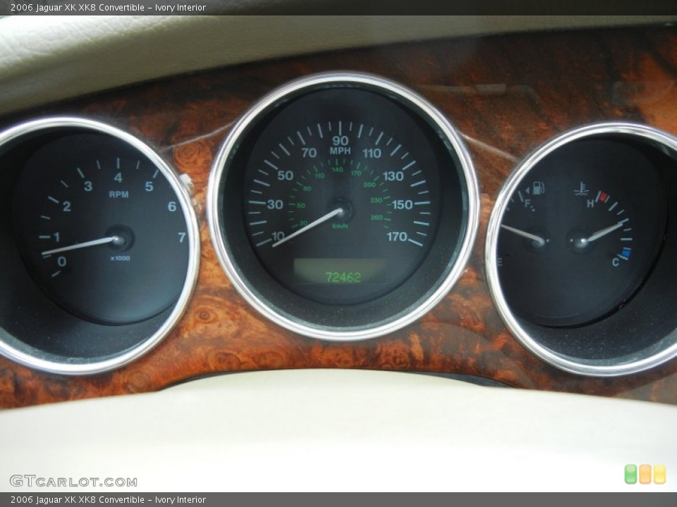 Ivory Interior Gauges for the 2006 Jaguar XK XK8 Convertible #78577193