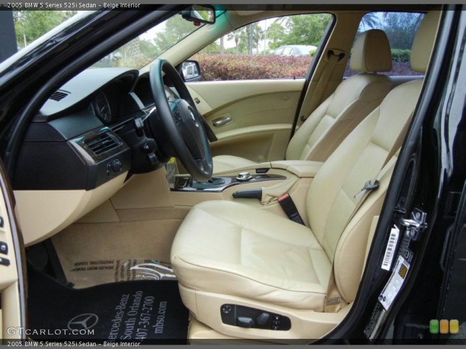 Beige Interior Photo for the 2005 BMW 5 Series 525i Sedan #78577586