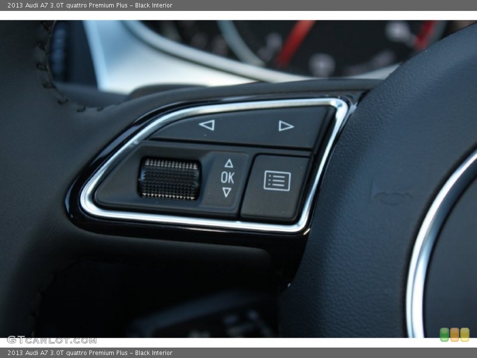 Black Interior Controls for the 2013 Audi A7 3.0T quattro Premium Plus #78579056