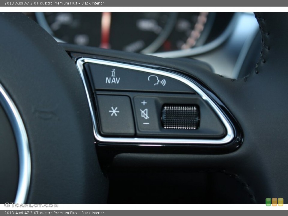 Black Interior Controls for the 2013 Audi A7 3.0T quattro Premium Plus #78579070