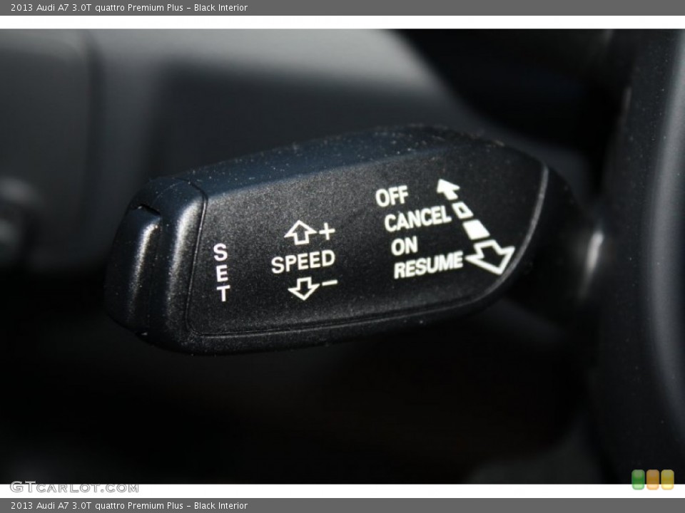 Black Interior Controls for the 2013 Audi A7 3.0T quattro Premium Plus #78579080