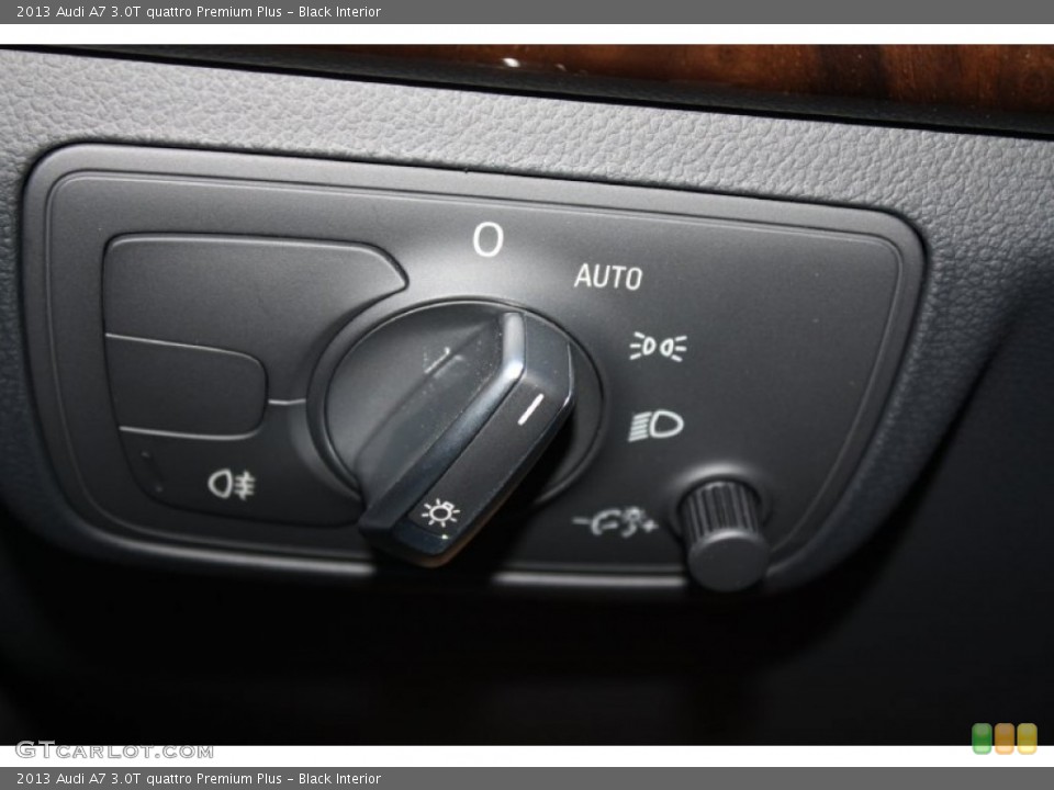Black Interior Controls for the 2013 Audi A7 3.0T quattro Premium Plus #78579092