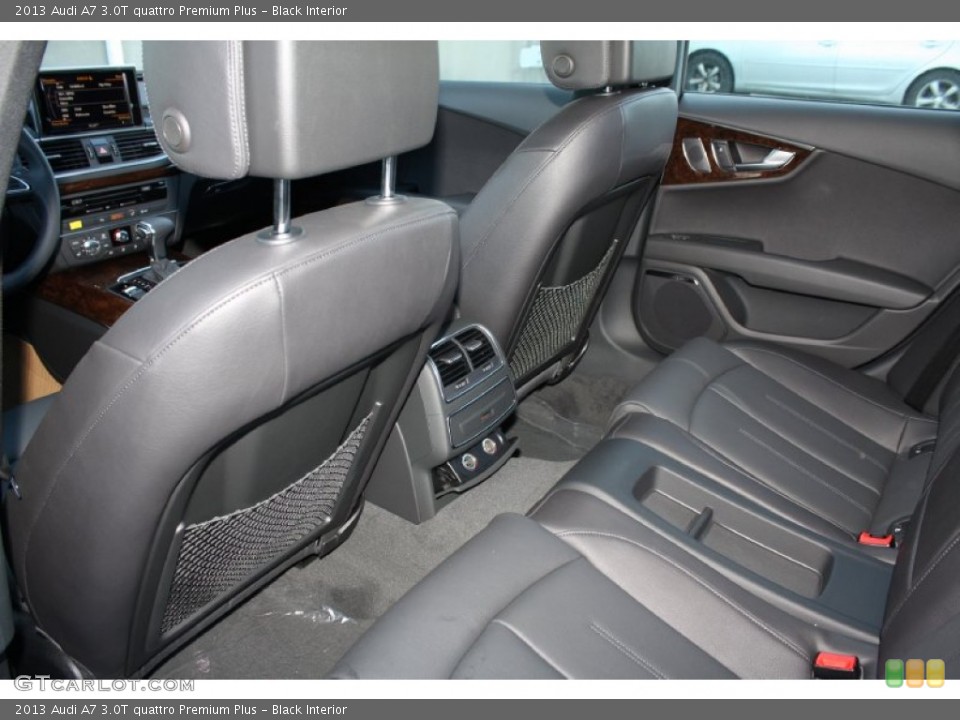 Black Interior Rear Seat for the 2013 Audi A7 3.0T quattro Premium Plus #78579155