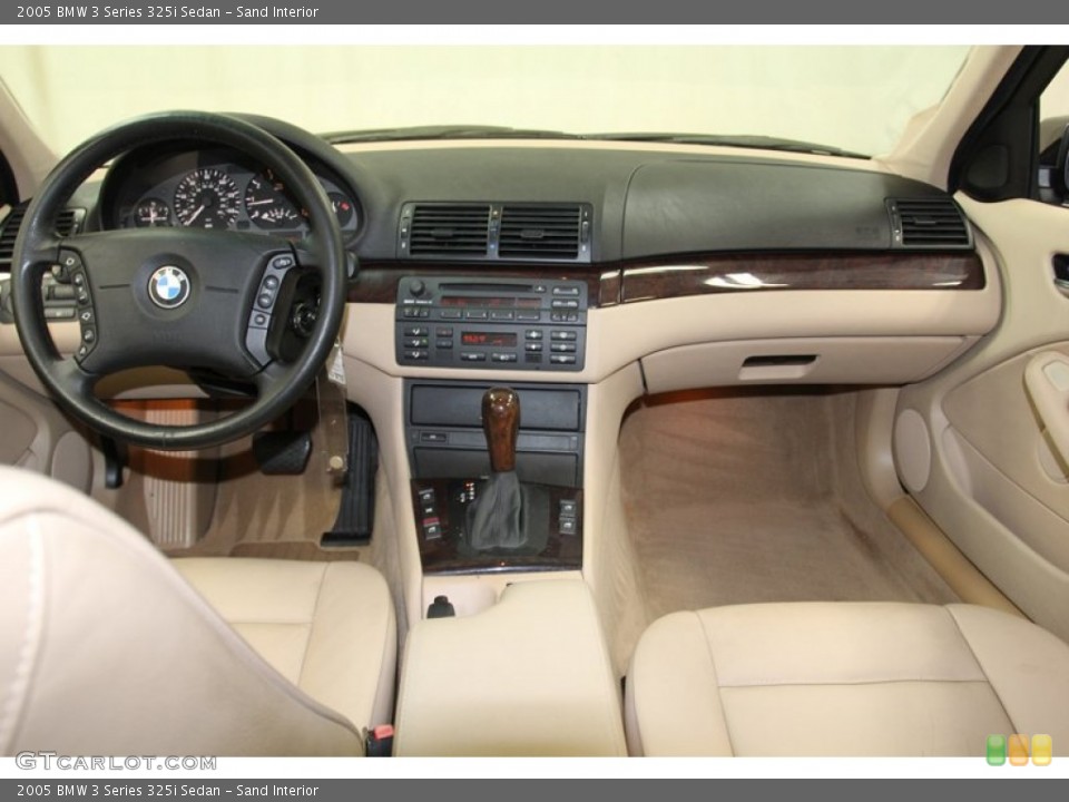 Sand Interior Dashboard for the 2005 BMW 3 Series 325i Sedan #78579211