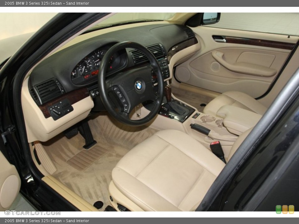 Sand Interior Prime Interior for the 2005 BMW 3 Series 325i Sedan #78579349