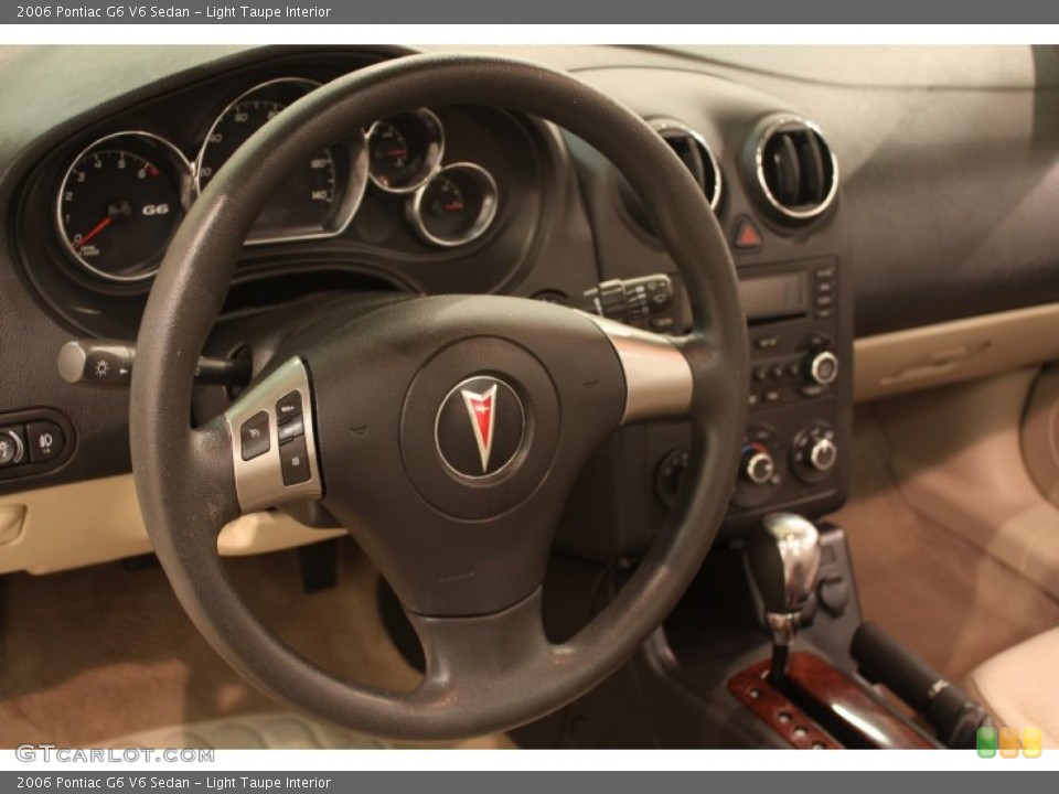 Light Taupe Interior Steering Wheel for the 2006 Pontiac G6 V6 Sedan #78579911