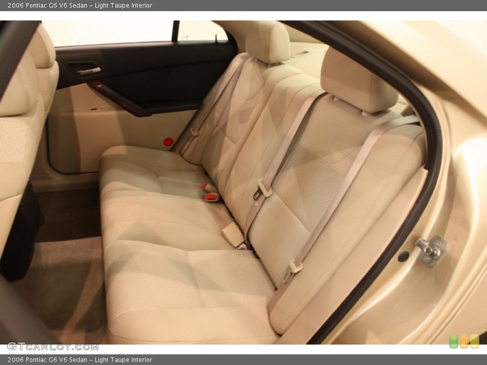 Light Taupe Interior Rear Seat for the 2006 Pontiac G6 V6 Sedan #78580013