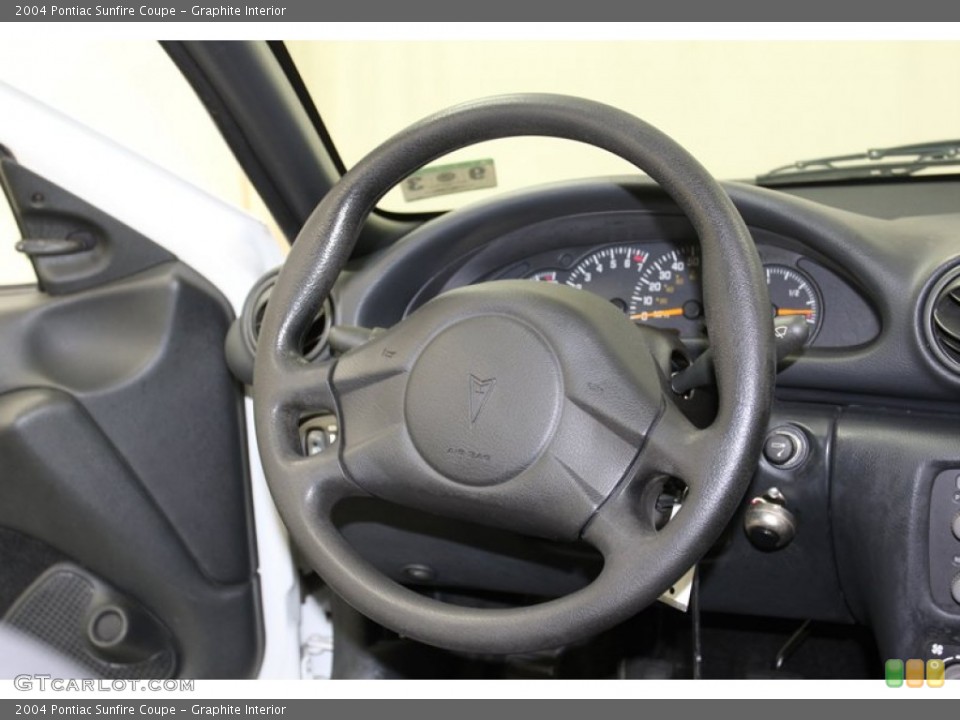 Graphite Interior Steering Wheel for the 2004 Pontiac Sunfire Coupe #78580022