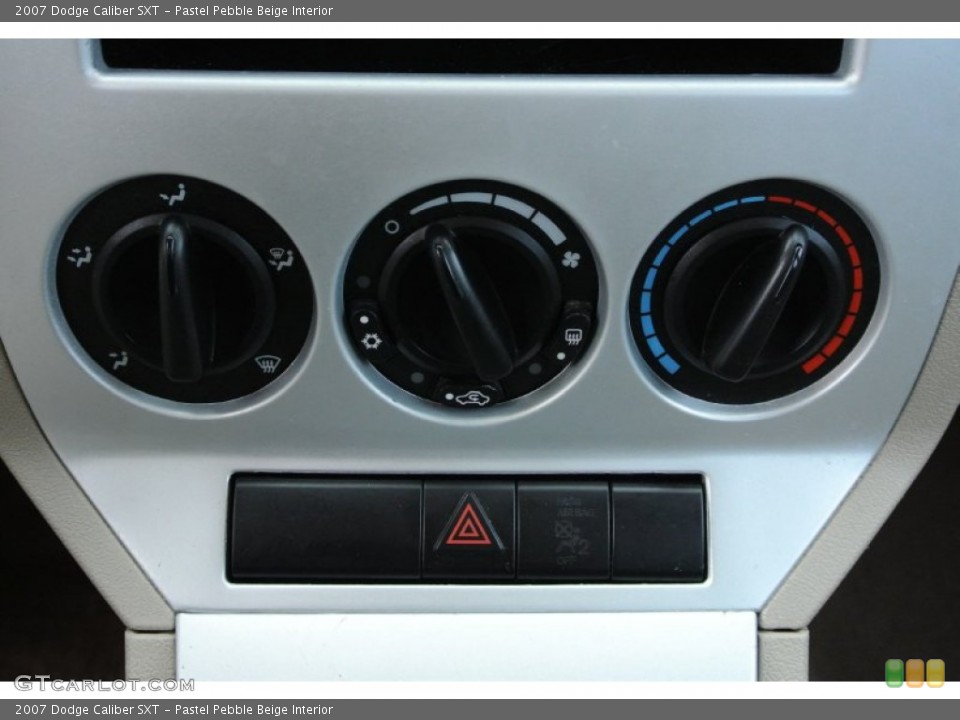 Pastel Pebble Beige Interior Controls for the 2007 Dodge Caliber SXT #78580063