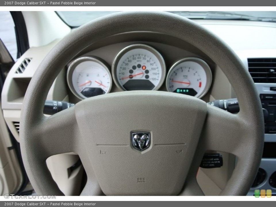 Pastel Pebble Beige Interior Steering Wheel for the 2007 Dodge Caliber SXT #78580091