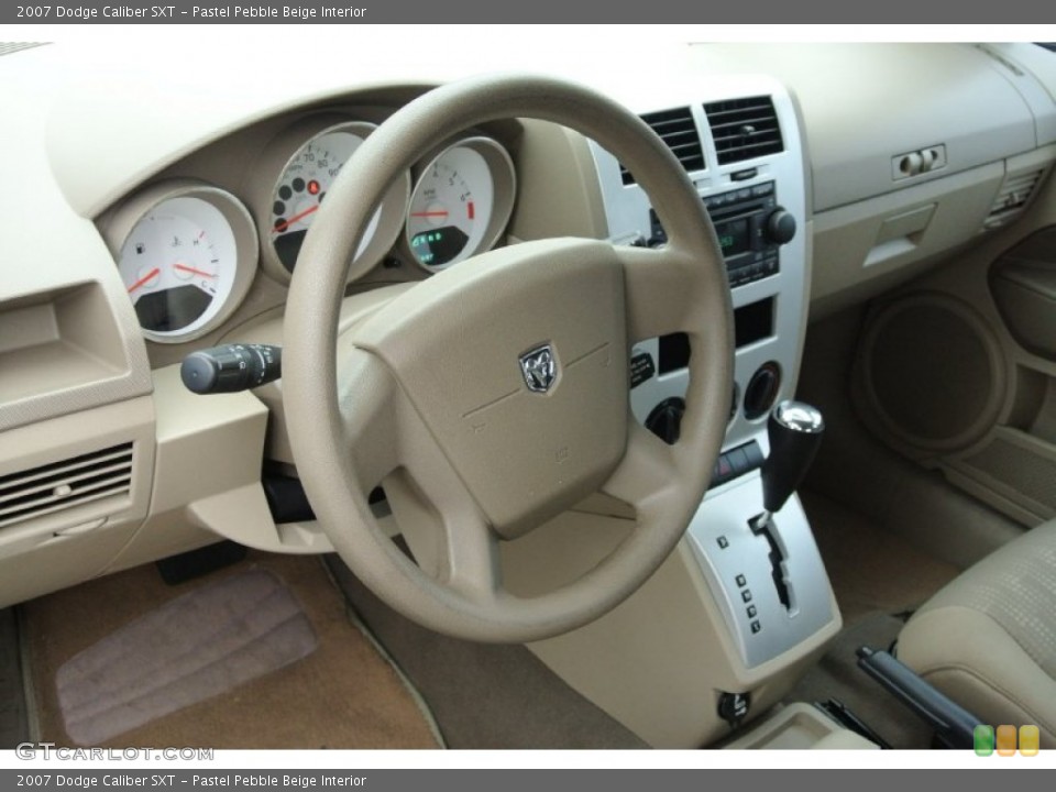 Pastel Pebble Beige Interior Dashboard for the 2007 Dodge Caliber SXT #78580229