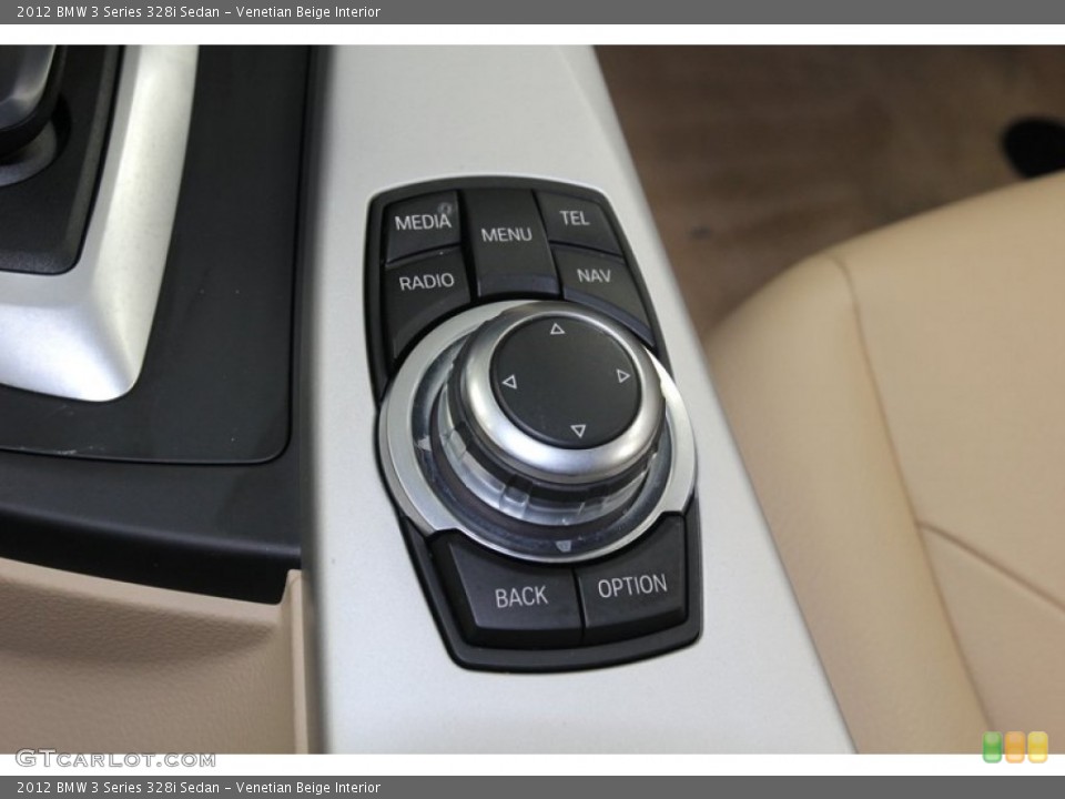 Venetian Beige Interior Controls for the 2012 BMW 3 Series 328i Sedan #78580473