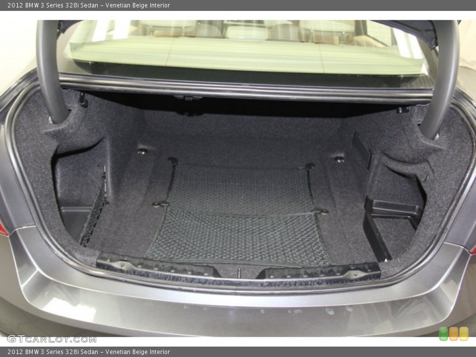Venetian Beige Interior Trunk for the 2012 BMW 3 Series 328i Sedan #78580616