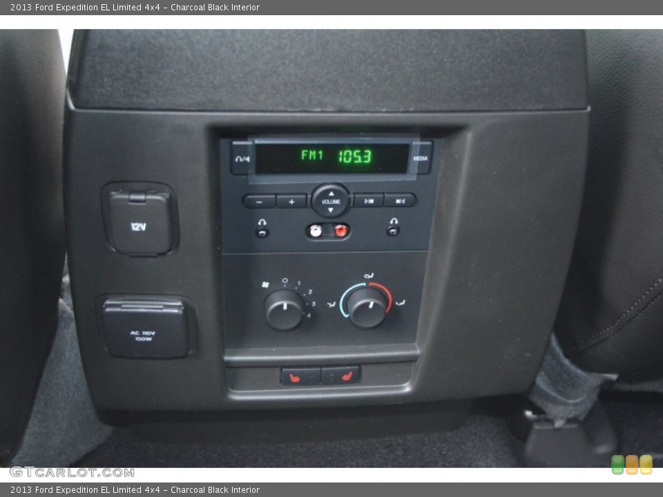 Charcoal Black Interior Controls for the 2013 Ford Expedition EL Limited 4x4 #78583466