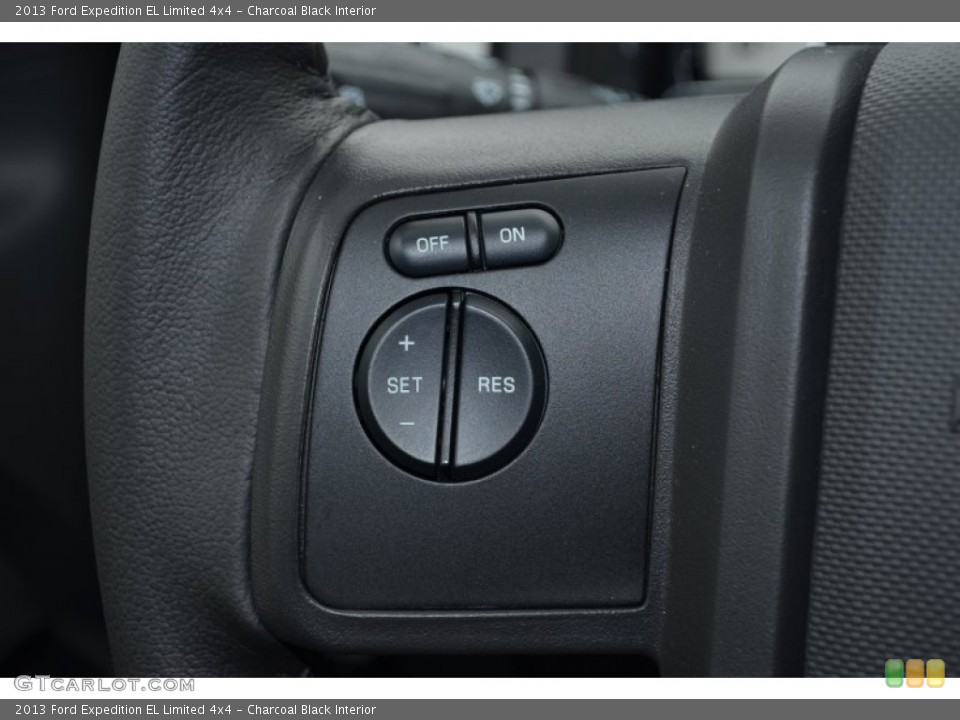Charcoal Black Interior Controls for the 2013 Ford Expedition EL Limited 4x4 #78583496