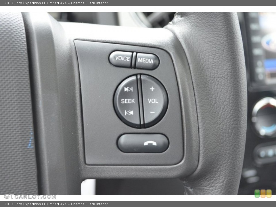 Charcoal Black Interior Controls for the 2013 Ford Expedition EL Limited 4x4 #78583502