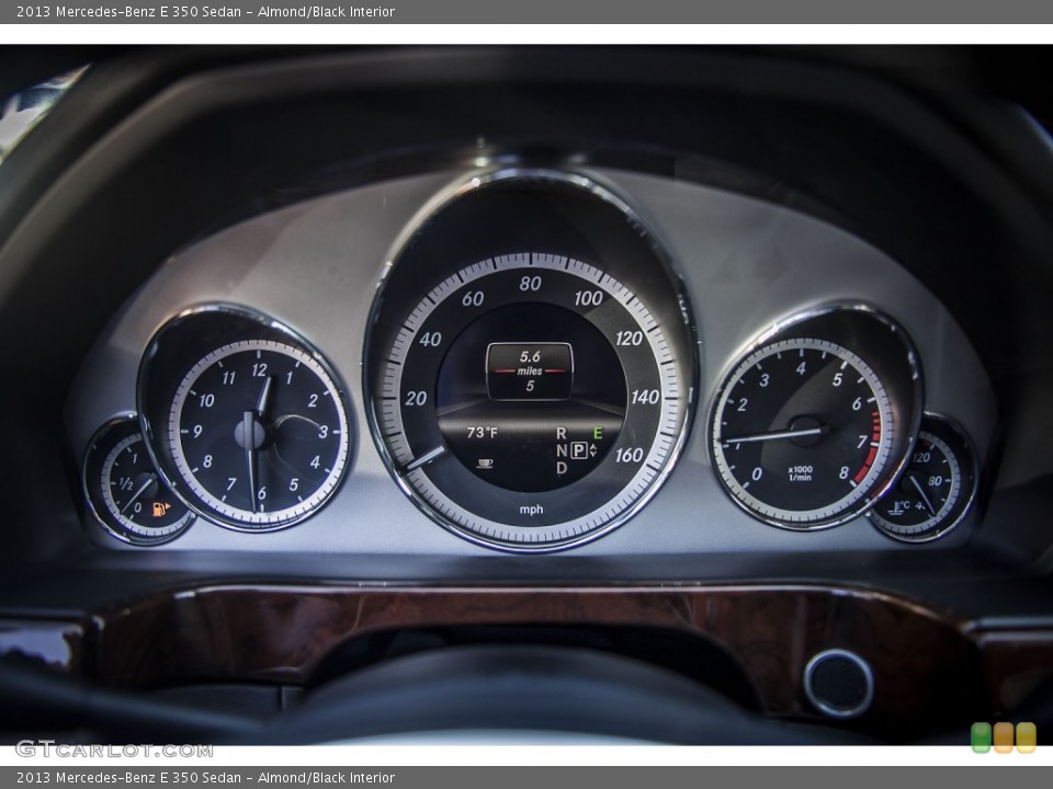 Almond/Black Interior Gauges for the 2013 Mercedes-Benz E 350 Sedan #78583524