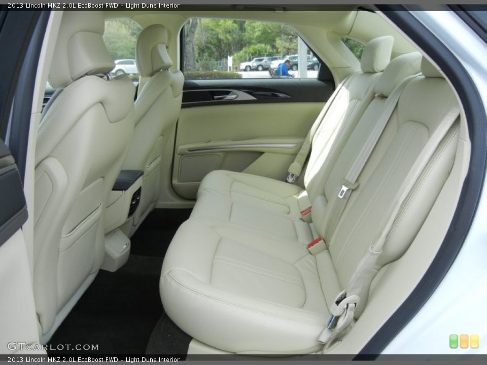 Light Dune Interior Rear Seat for the 2013 Lincoln MKZ 2.0L EcoBoost FWD #78585356