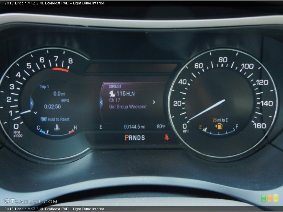 Light Dune Interior Gauges for the 2013 Lincoln MKZ 2.0L EcoBoost FWD #78585421