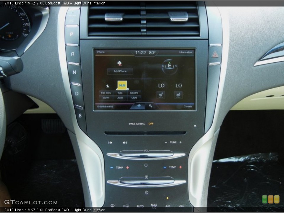 Light Dune Interior Controls for the 2013 Lincoln MKZ 2.0L EcoBoost FWD #78585450