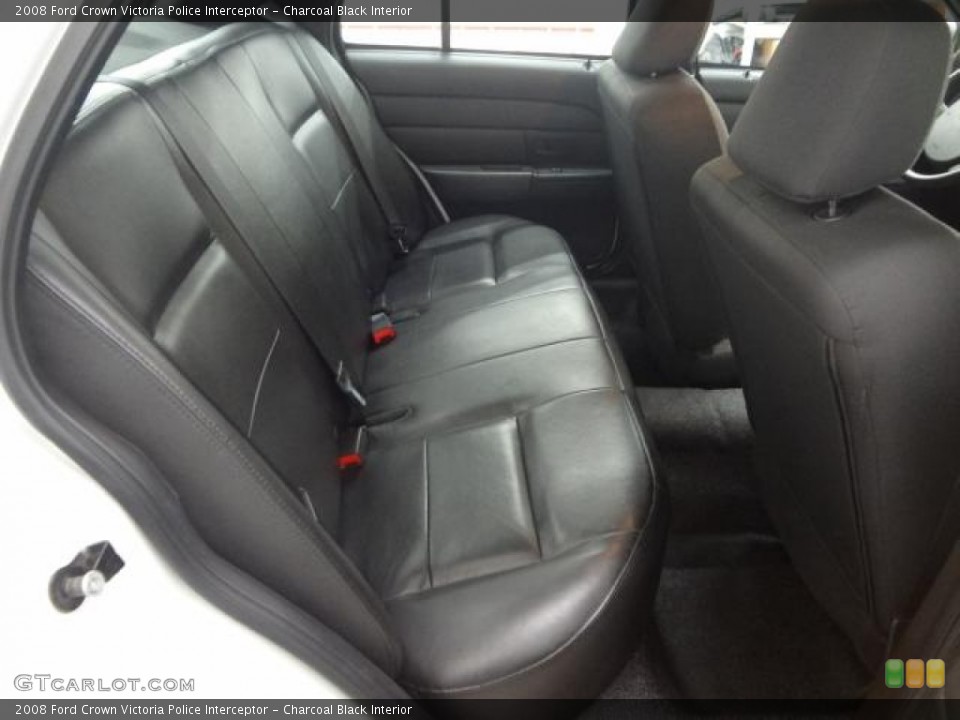Charcoal Black Interior Rear Seat for the 2008 Ford Crown Victoria Police Interceptor #78585750