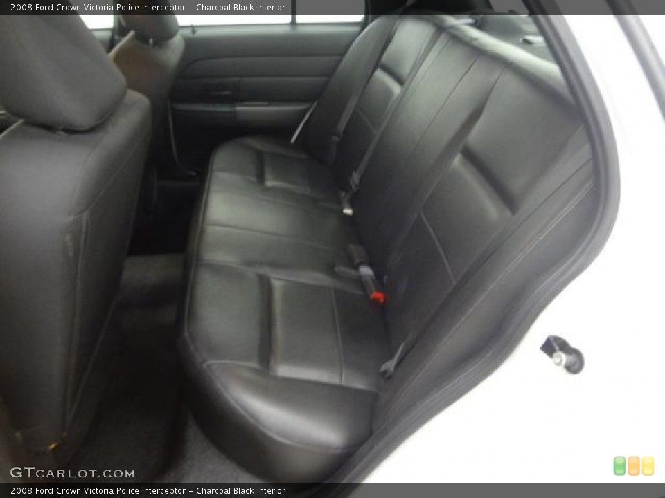 Charcoal Black Interior Rear Seat for the 2008 Ford Crown Victoria Police Interceptor #78585768