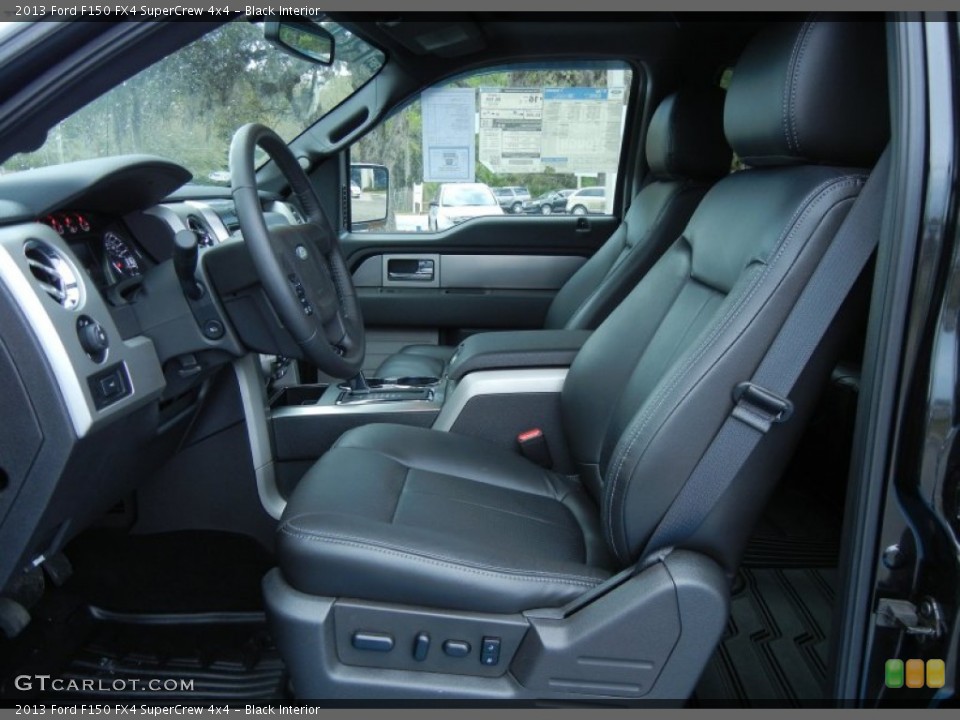 Black Interior Photo for the 2013 Ford F150 FX4 SuperCrew 4x4 #78586396