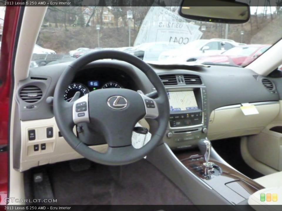 Ecru Interior Dashboard for the 2013 Lexus IS 250 AWD #78586397