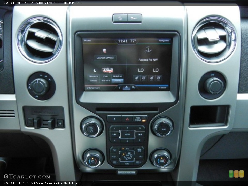 Black Interior Controls for the 2013 Ford F150 FX4 SuperCrew 4x4 #78586506
