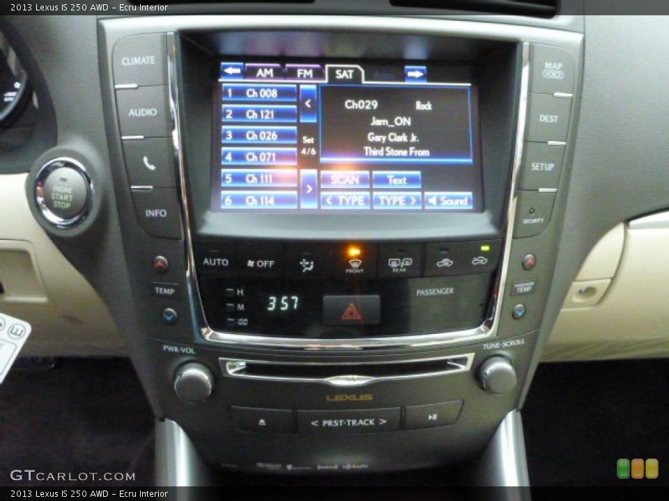 Ecru Interior Controls for the 2013 Lexus IS 250 AWD #78586539