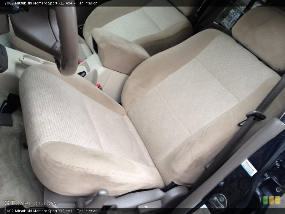 Tan Interior Front Seat for the 2002 Mitsubishi Montero Sport XLS 4x4 #78588301