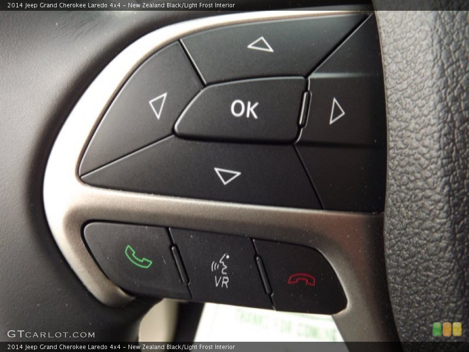 New Zealand Black/Light Frost Interior Controls for the 2014 Jeep Grand Cherokee Laredo 4x4 #78588631