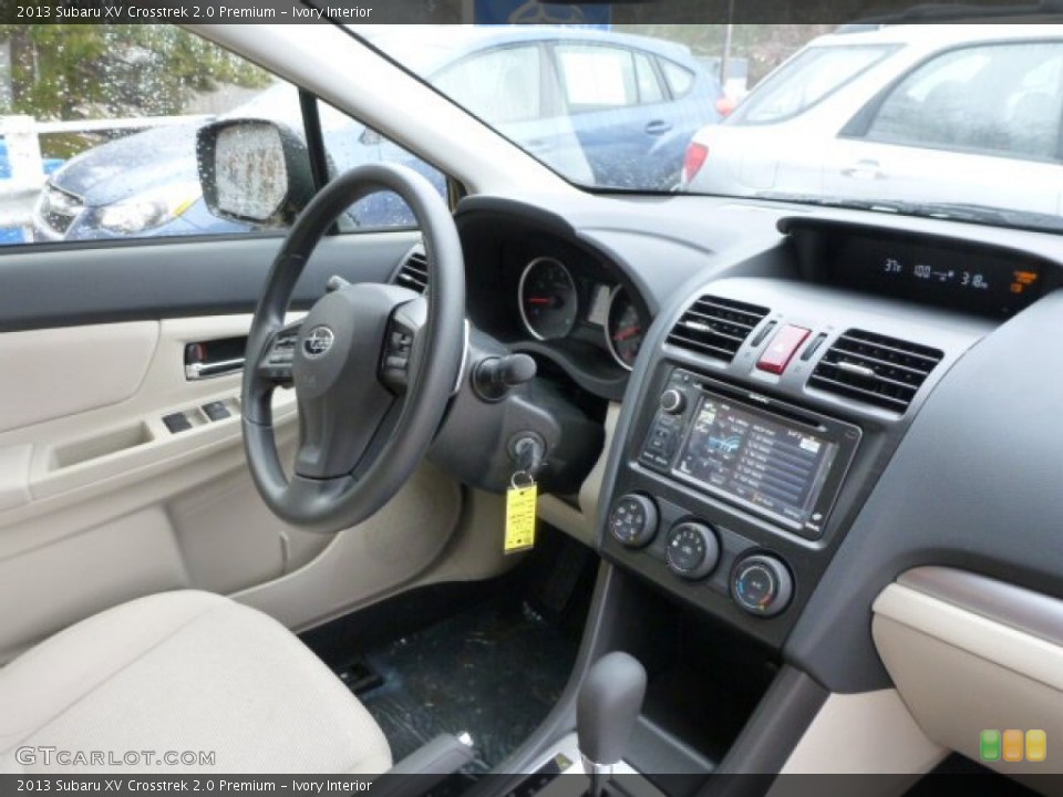 Ivory Interior Dashboard for the 2013 Subaru XV Crosstrek 2.0 Premium #78589989