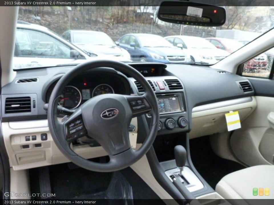 Ivory Interior Dashboard for the 2013 Subaru XV Crosstrek 2.0 Premium #78590082